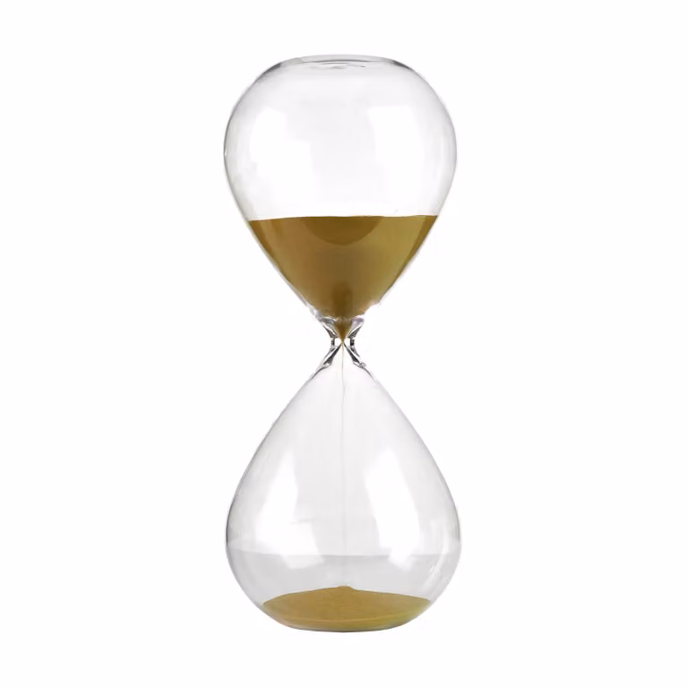 POLSPOTTEN Zandloper Ball Goud 38 cm