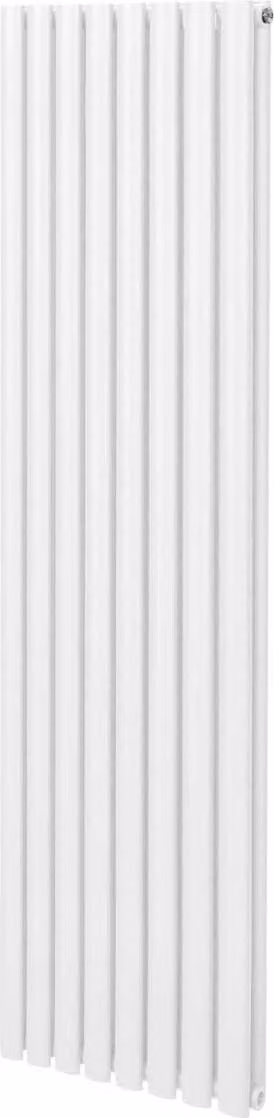 Monster Shop Ovaalvormige radiator - Wit - B: 180 cm, H: 48 cm