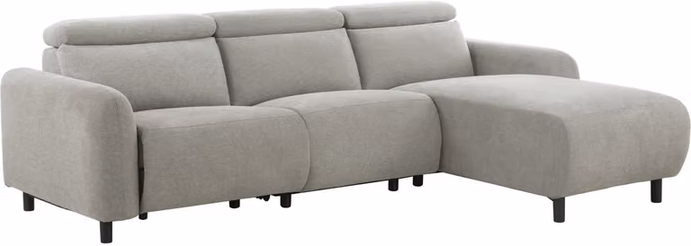Notio Living Skaane 3-Zits Scandinavische Bank - Relax Rechts - Lichtgrijs