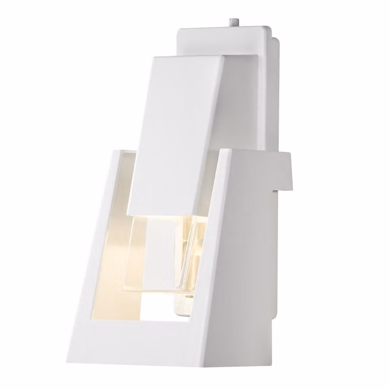 Konstsmide Pro-Line Potenza LED wandlamp wit, dimbaar, 3000K, 350lm, aluminium en glas