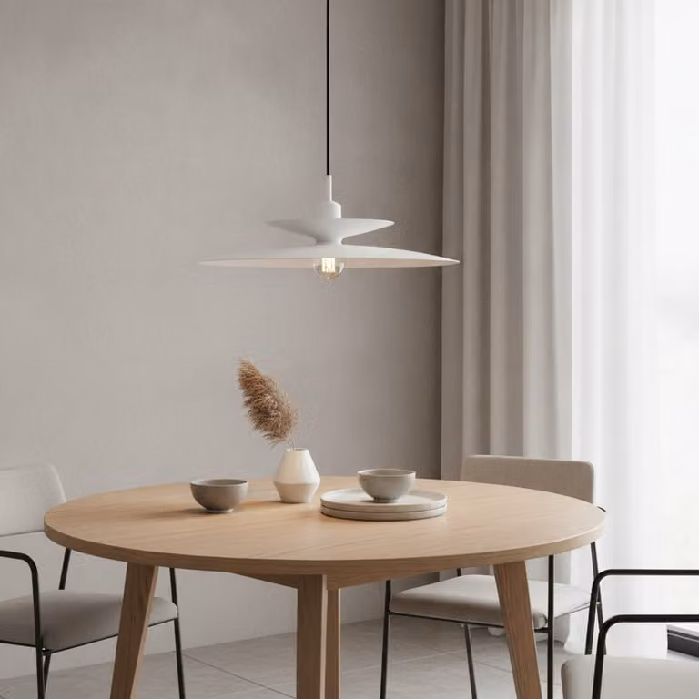 Artdelight Hanglamp Linares Wit Aluminium Ø 50 cm