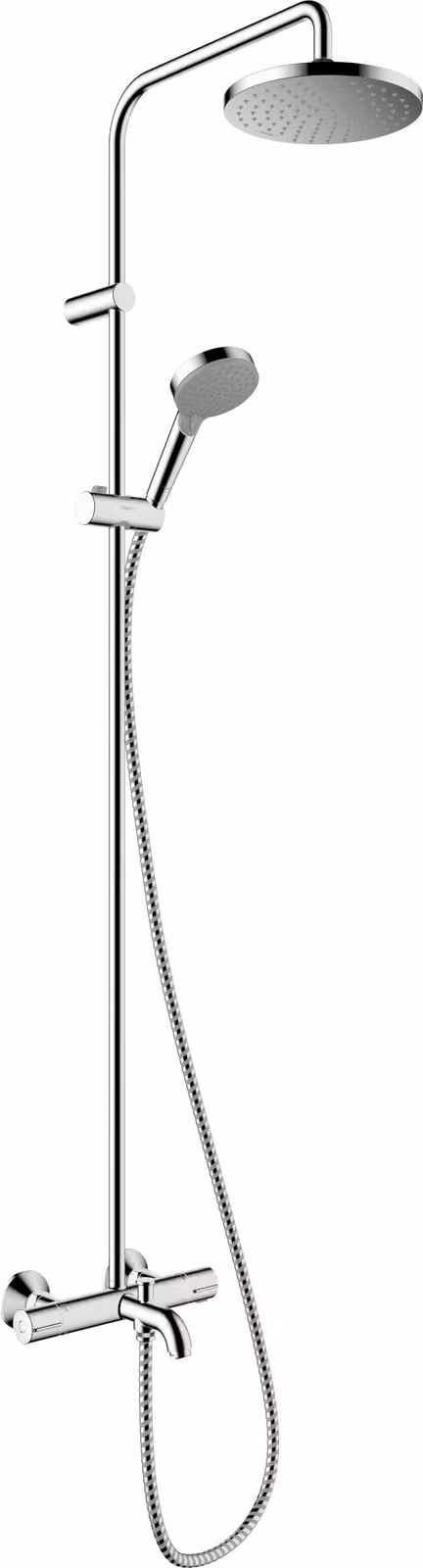 Hansgrohe Vernis Blend doucheset 200 met 1 straal en badthermostaat