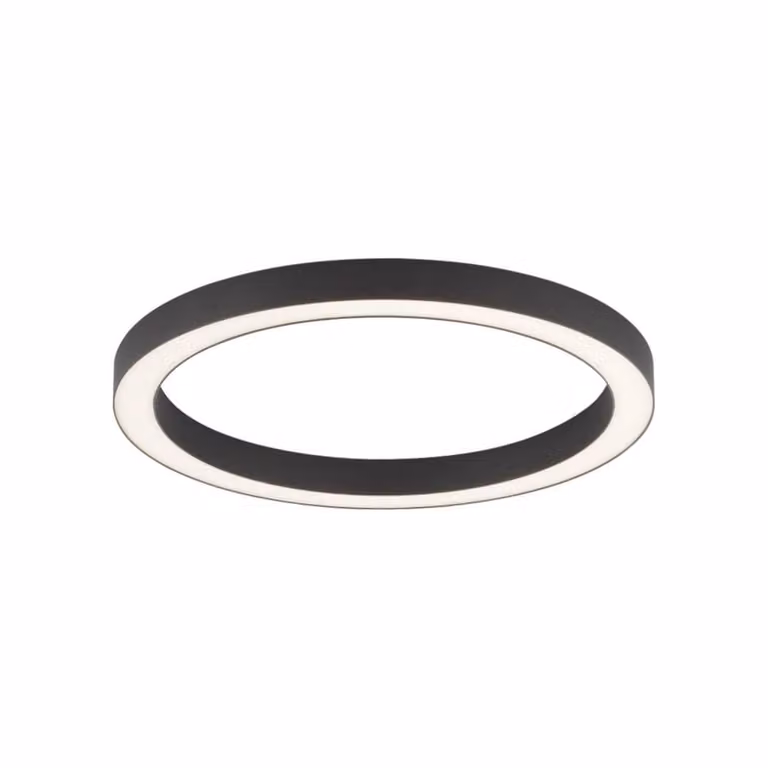 Paul Neuhaus Pure Lines Round LED vloerlamp, antraciet, Ø 50 cm