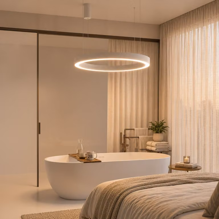 Lyora Hanglamp Morbido wit Ø 100 cm
