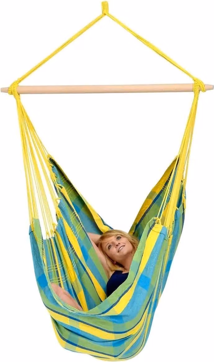 Hangstoel Brasil Lemon geel Amazonas voor volwassenen