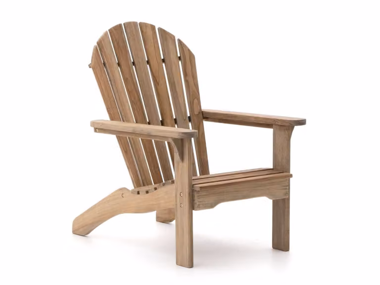 ROUGH Furniture Adirondack Bear stoel ROUGH-S in Old Teak hout