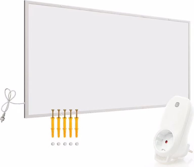 Wiltec Infraroodverwarming 700 Watt met WLAN-thermostaat voor Wandmontage