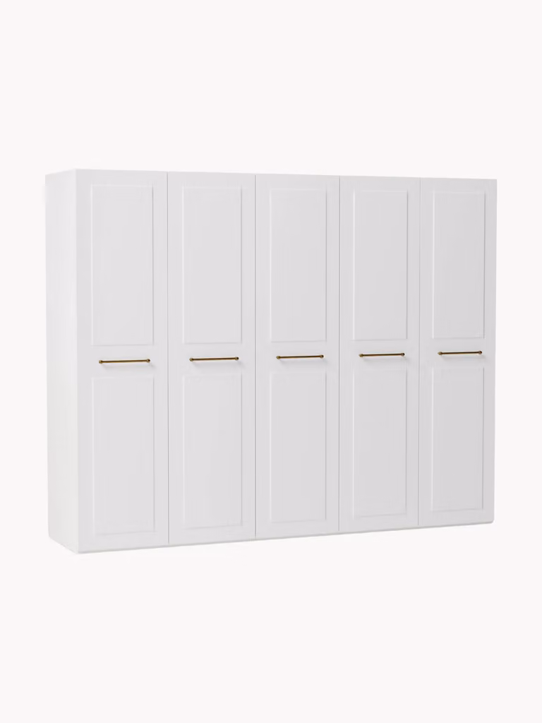 Westwing Collection Modulaire draaideurkast Charlotte in hout, Breedte: 250 cm