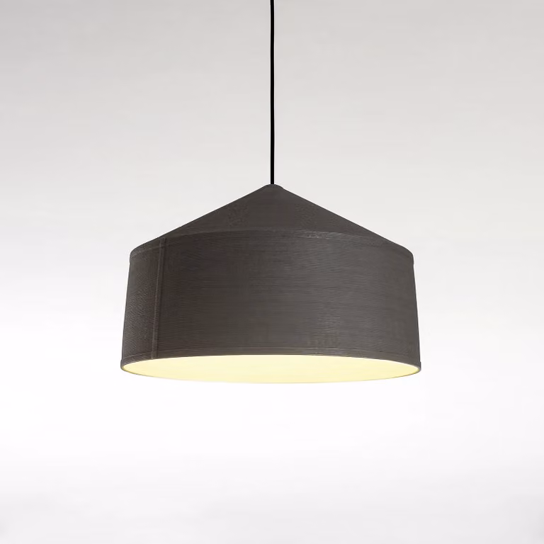 Marset Zenc Hanglamp Grey - Cilinder vorm - Kunststof