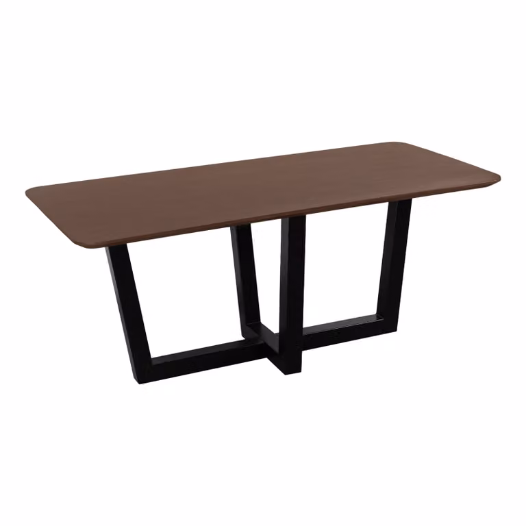 QUVIO Eettafel Sofia - Rechthoekig - FSC-gecertificeerd mangohout - Bruin - B: 180 cm, D: 90 cm