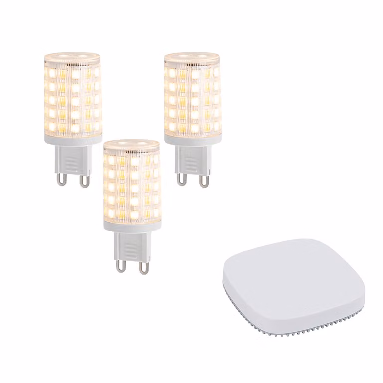Qazqa Set van 3 Smart G9 LED Lampen Zigbee Dimbare Capsule Wit 2.5W 250 lm 2700K-6500K
