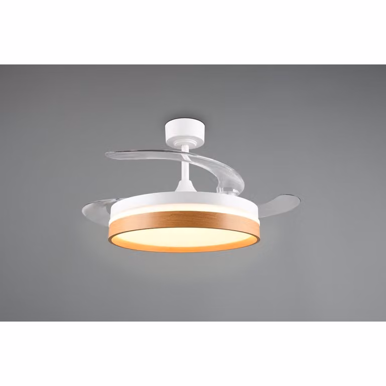Trio Moderne Plafondventilator Volda Wit Ø 106 cm