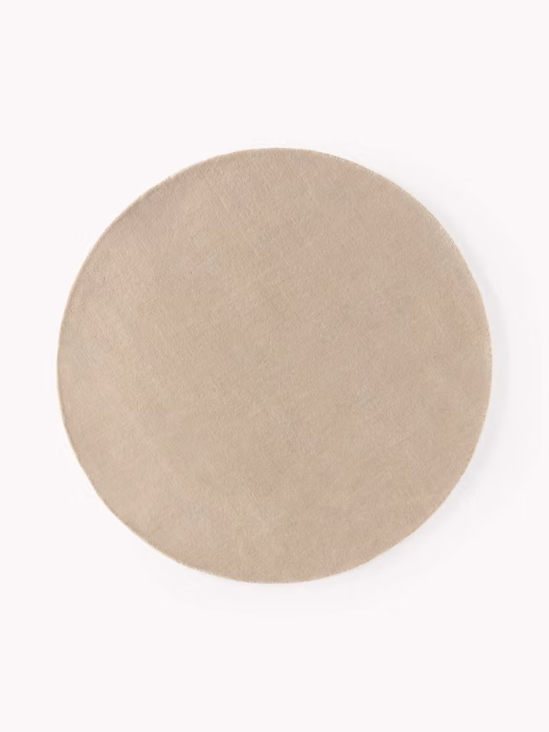 Westwing Collection Zayne Rond Handgeweven Wollen Vloerkleed