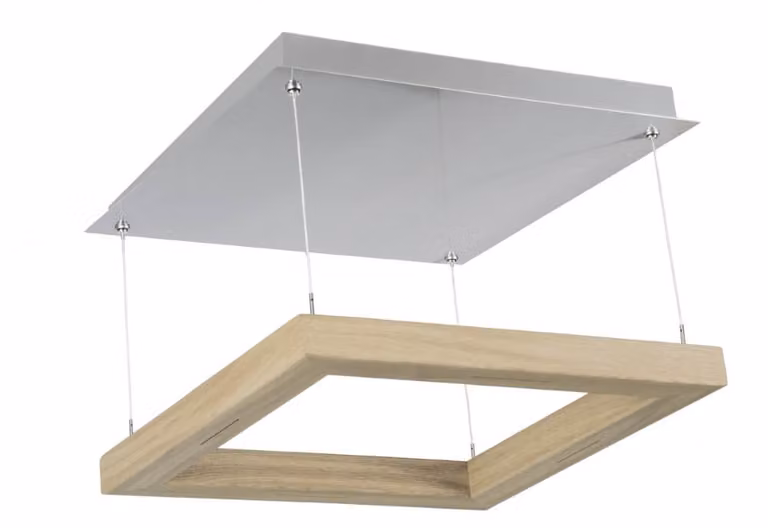 HerzBlut Leonora Led plafondlamp van hout in oak nature
