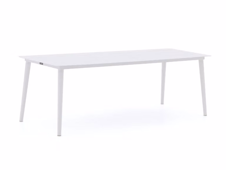 Manifesto Furniture Tuineettafel Manifesto - Rechthoekig - Wit Aluminium