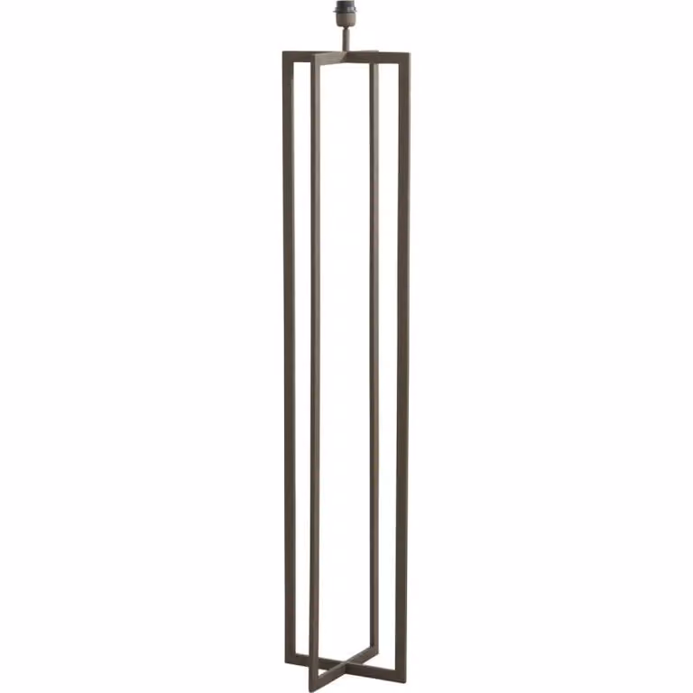 Light & Living Mace vloerlamp bruin B/D/H: 30 x 30 x 140 cm