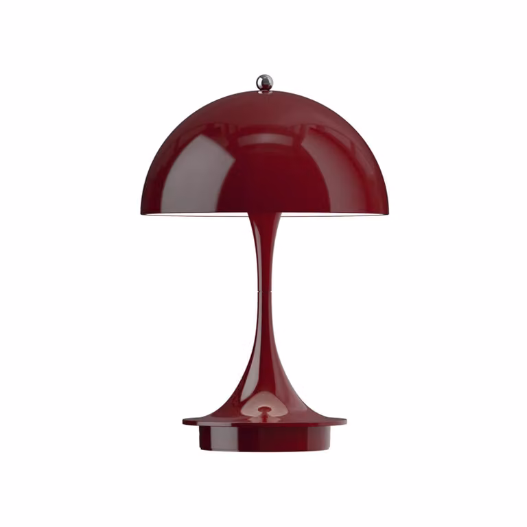 Louis Poulsen Panthella 160 Portable LED tafellamp - Rood - Kunststof