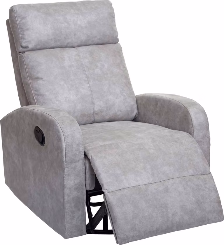 Mendler Tv-fauteuil Modern voor Volwassenen, Lichtgrijs