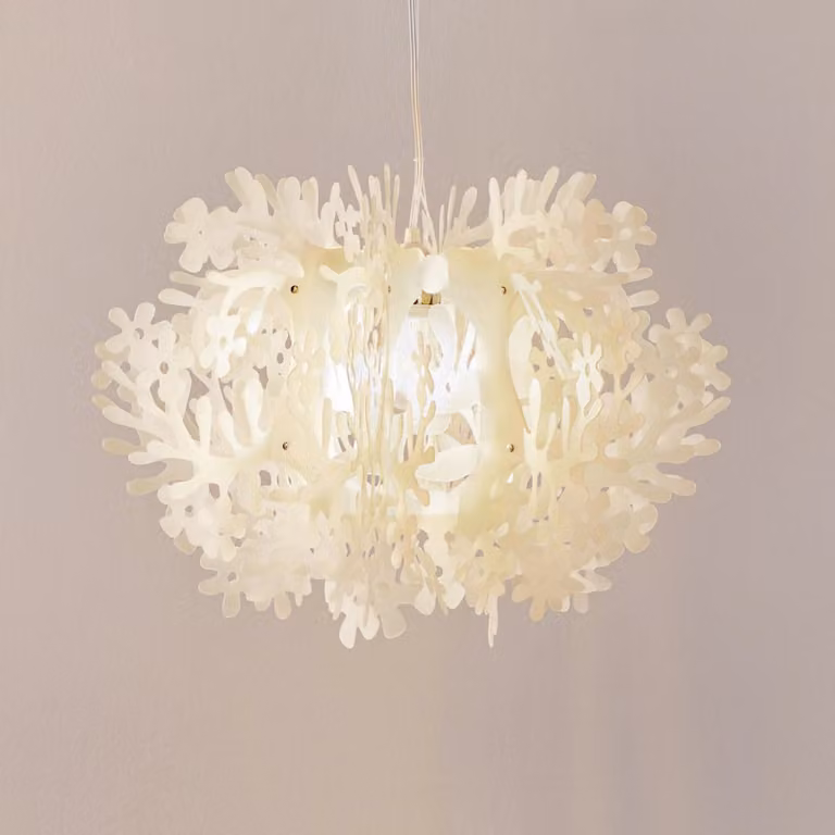 Slamp Fiorella hanglamp Mini Wit - Kunststof designerlamp voor de woonkamer