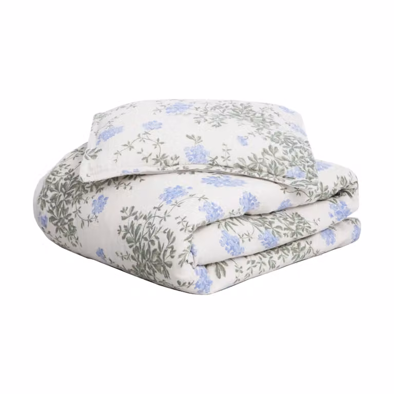 Garbo&Friends Plumbago Muslin beddengoedset junior 100 x 130 cm en 35 x 55 cm