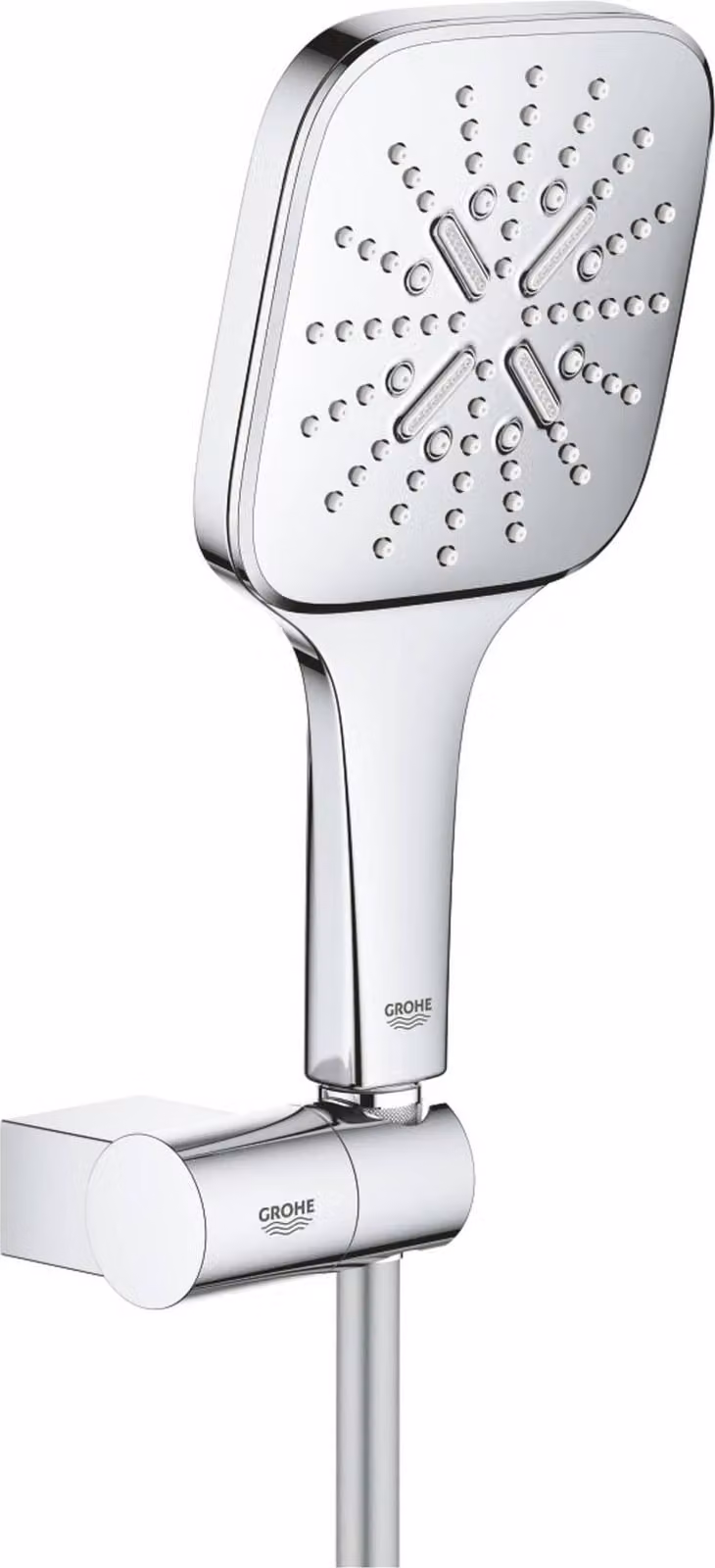 GROHE Rainshower SmartActive 130 Cube wanddoucheset met 3 straalpatronen