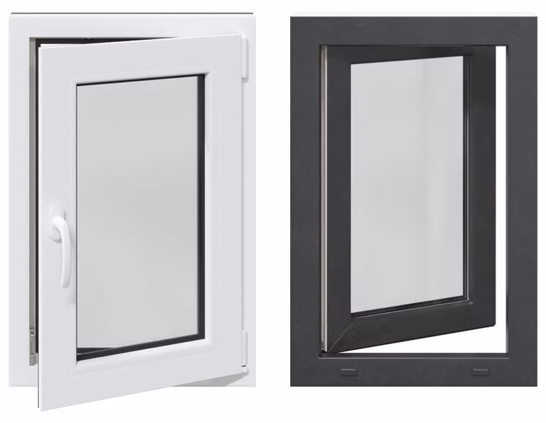 vidaXL Kipp- en draaikraam voor kelder, model RISOR, 60 x 90 cm