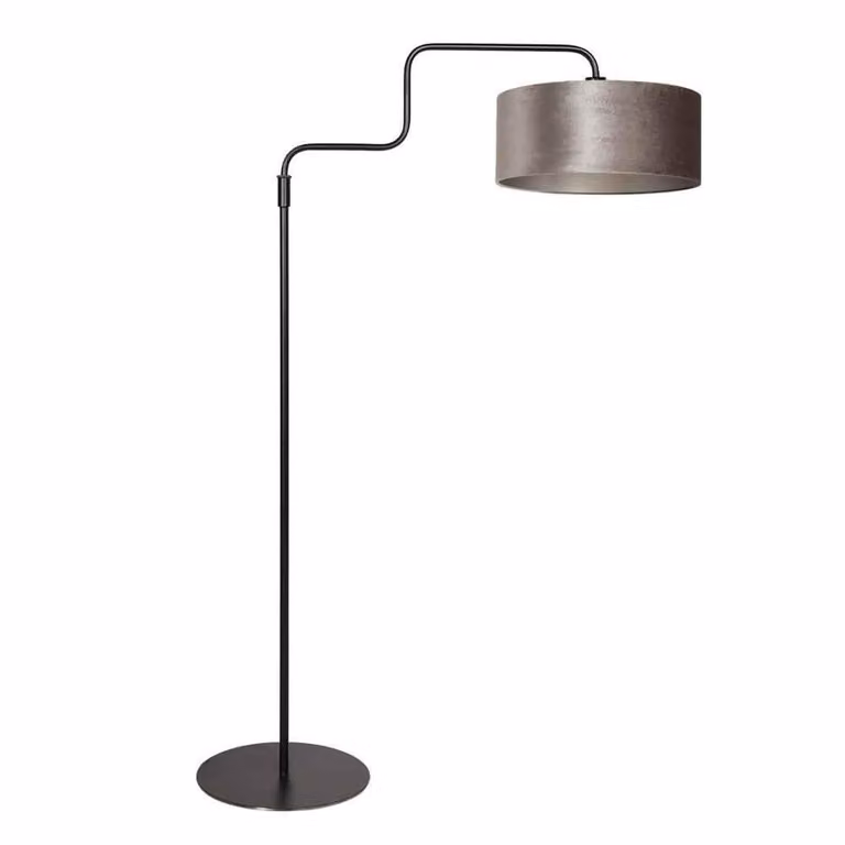 Steinhauer Bloeba Booglamp zwart/zilver B: 50 cm, D: 90 cm, H: 150 cm