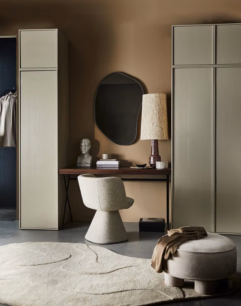 home24 Halkast beige van massief hout breedte: 50 cm