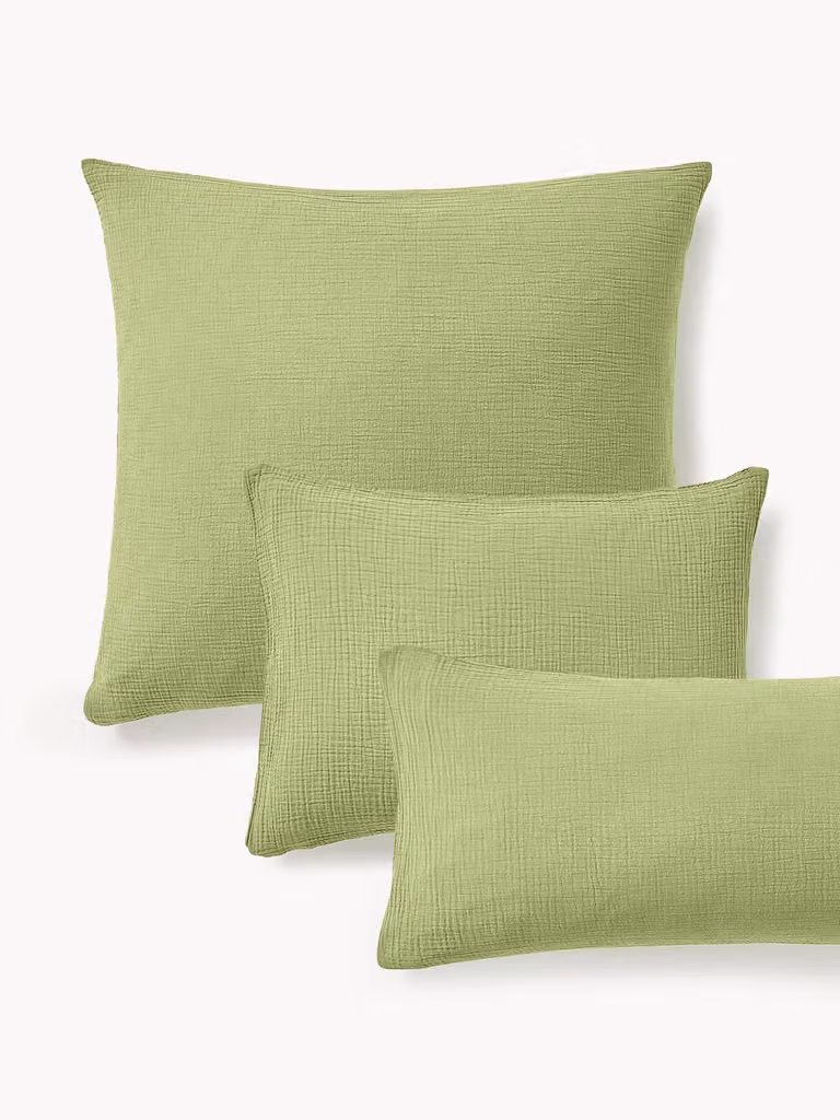 Westwing Collection Mousseline kussenhoes Odile