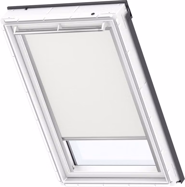 Velux Origineel Verduisterend Rolgordijn DKL, Zilveren Kozijn, F06, Light Beige