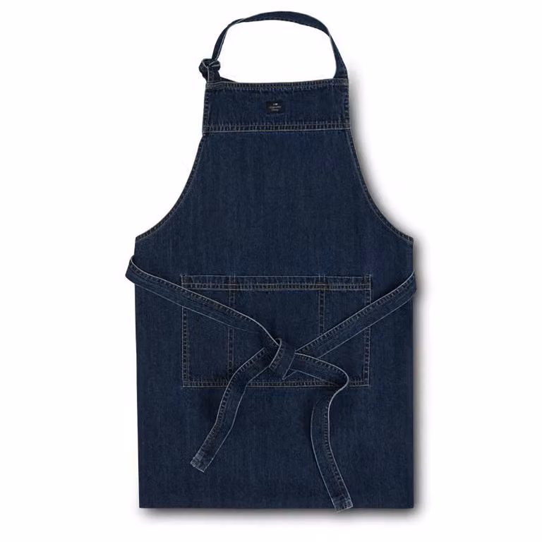 Lexington Icons Denim schort voor volwassenen in denimblauw