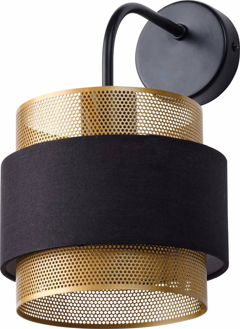 Osram Decor Hornet wandlamp, E27, zwart en goud