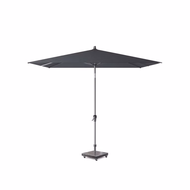 Platinum Riva stokparasol antraciet, Breedte: 250 cm, Diepte: 250 cm