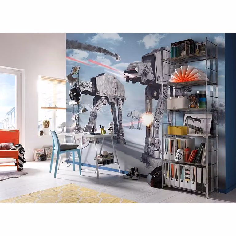 home24 Fotobehang Star Wars Battle of Hoth B: 400 cm, H: 260 cm