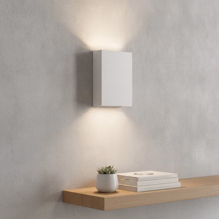 Artdelight Wandlamp Memphis Wit Aluminium Hoogte: 16 cm