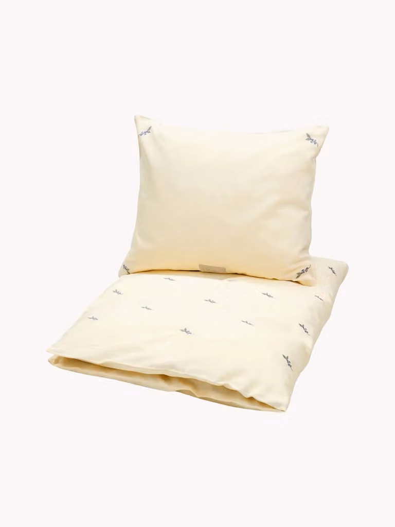 Cam Cam Copenhagen Babybedtextielset Blueberries van katoensatijn
