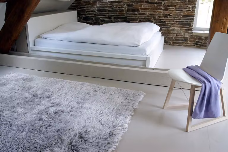 Superzacht Hoogpolig Shaggy Vloerkleed Zilver Grijs 200 x 200 cm