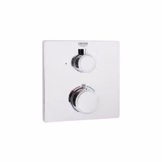 GROHE Grohtherm 24078 thermostaatdouchekraan met kant-en-klare installatieset voor Rapido SmartBox, chroom