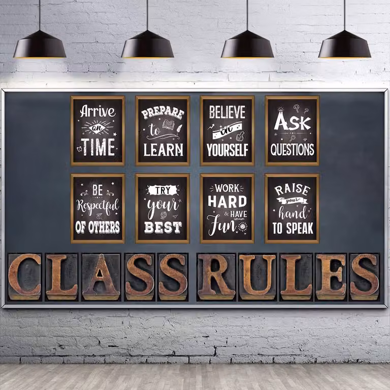 Omgoods 18 stuks inspirerende posters voor klaslokaal decoratie