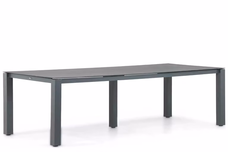 Santika Yoko dining tuintafel, antraciet, B/D: 300 x 100 cm
