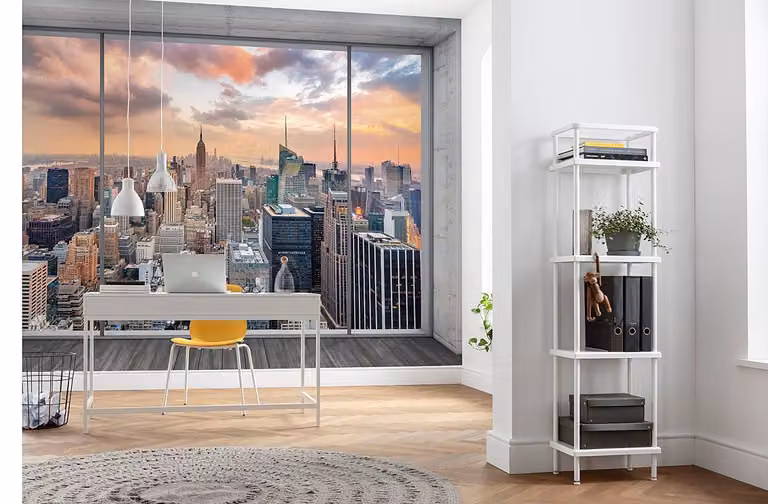 home24 Vliesbehang NYC Outlook Mural Breedte: 368 cm, Hoogte: 248 cm