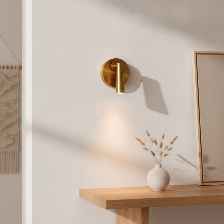 Lyora Wandlamp Tico goud/messing van aluminium met LED
