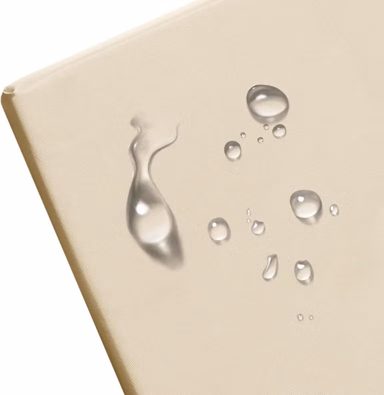 Waterafstotend en wasbaar tuinbank kussen in beige, B/D/H: 210 x 30 x 3 cm