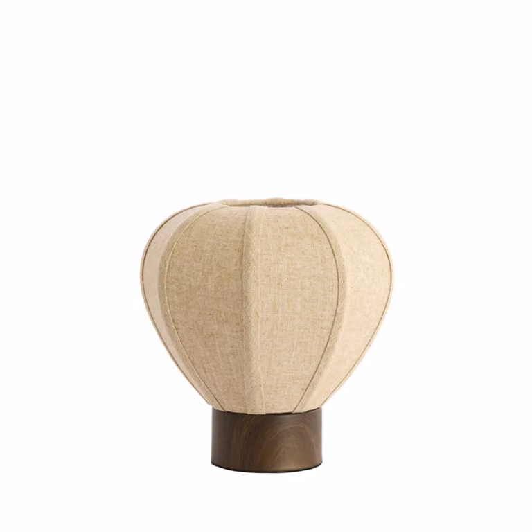 Light & Living Kyzo Tafellamp Scandinavisch Design - Bruin/Beige - Ø 23 cm
