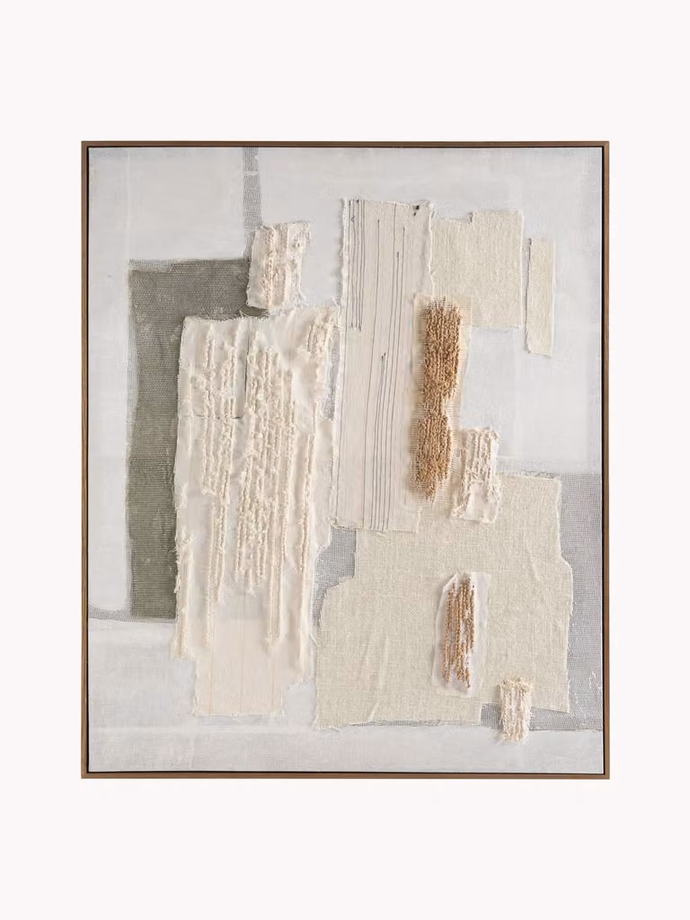 Andrea House Handbeschilderde canvasdoek met houten frame