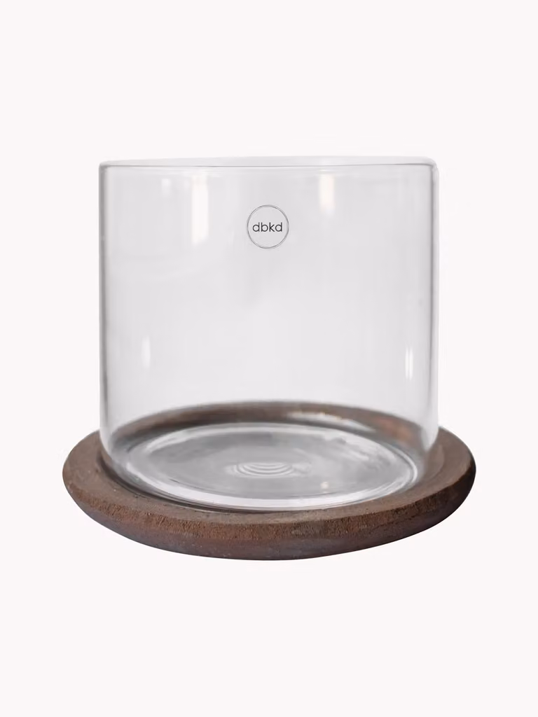 DBKD Windlicht Terra van glas voor kaarsen
