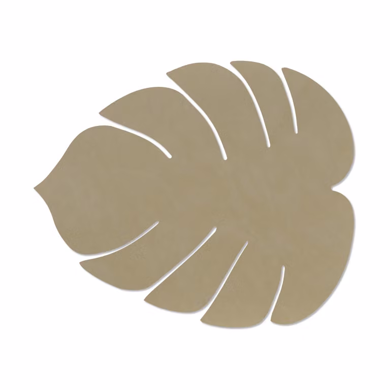 LIND DNA Monstera Leaf Nupo placemat L Herbal dust