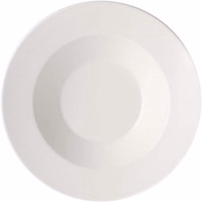 Wit Porseleinen Diep Bord met een diameter van 24 cm voor dagelijks gebruik