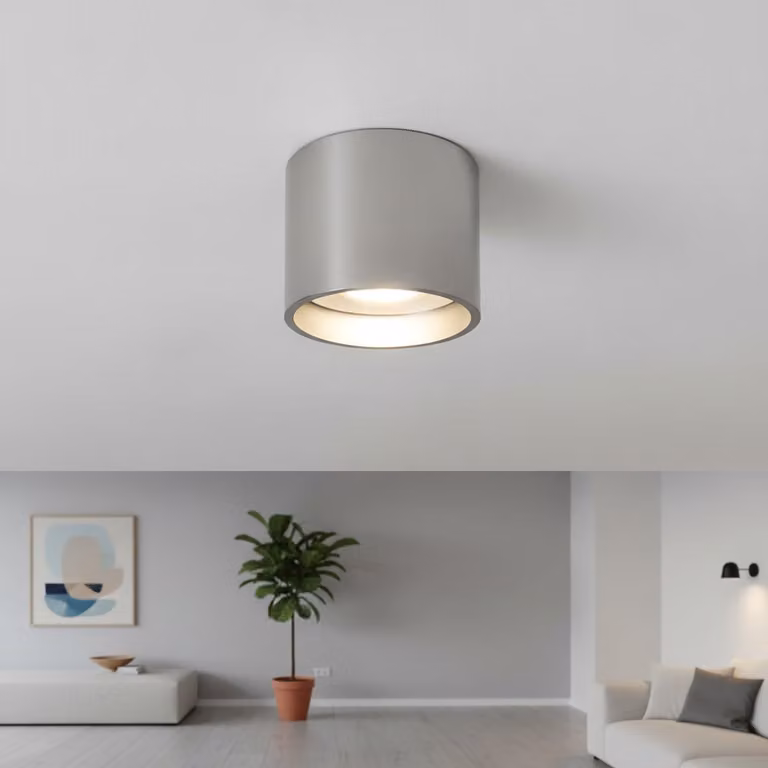 Artdelight Ormond Badkamer Spot - Grijs - Aluminium - LED