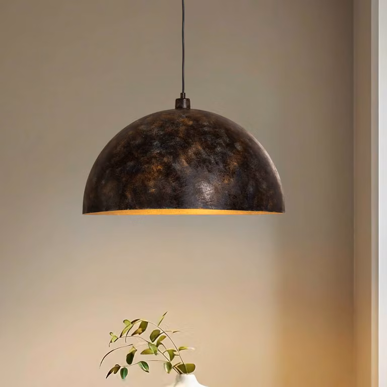 Opviq Hanglamp Brons, Dimbaar, Metaal, Industrieel Design